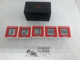 HASBRO Scrabble Flash 2010 Electronic Game &amp; Case Word Tiles - £6.76 GBP