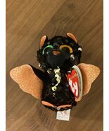 TY Halloween Flippables OMEN Bat Beanie Boos Sequins Plush - $4.50