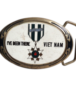 &quot;I&#39;ve Been There&quot; VIET NAM Solid Brass Vintage Belt Buckle - 1986 NAP - $746.38 MXN