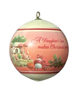 1980s A Daughters Love Makes Christmas Special Christmas Ornament 1982 - $7.91