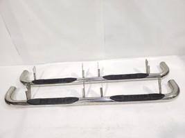 Pair Of Chrome Running Boards Dented On The Bottom OEM 03 05 06 07 09Hummer H... - £252.40 GBP