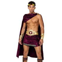 God of Wine Costume Velvet Cape Skirt Belt Grape Headpiece Dionysus Bacc... - £61.00 GBP