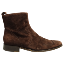 Kenneth Cole Grand Canyon Ankle Boots Mens US 11.5M Brown Leather Side Z... - $634.84 MXN