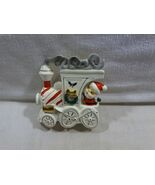 Vintage Japan Ceramic Christmas Santa Noel Train Wall Pocket Planter 5 1/4&quot; - $179.95