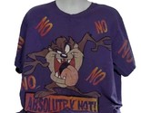 Vintage Taz Absolutely Not Looney Tunes T-Shirt Size Large Woman&#39;s 22W /... - $19.98