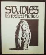 Studies in Weird Fiction #24 (Winter 1999). Fanzine. - $15.00