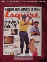 ESQUIRE Magazine January 1996 Jan 96 Bridget Hall Dubious Achievement Awards - £8.49 GBP