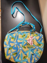 Karwan Sun N Sand Cotton Purse Crossbody Bag Braided Handle Handbag Summer Beach - £7.70 GBP