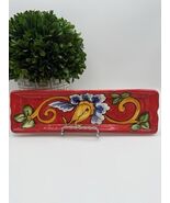 A. Alcalde Hand Painted Spanish Pottery Tray Red Bird Floral Talavera Sp... - $451.37 MXN