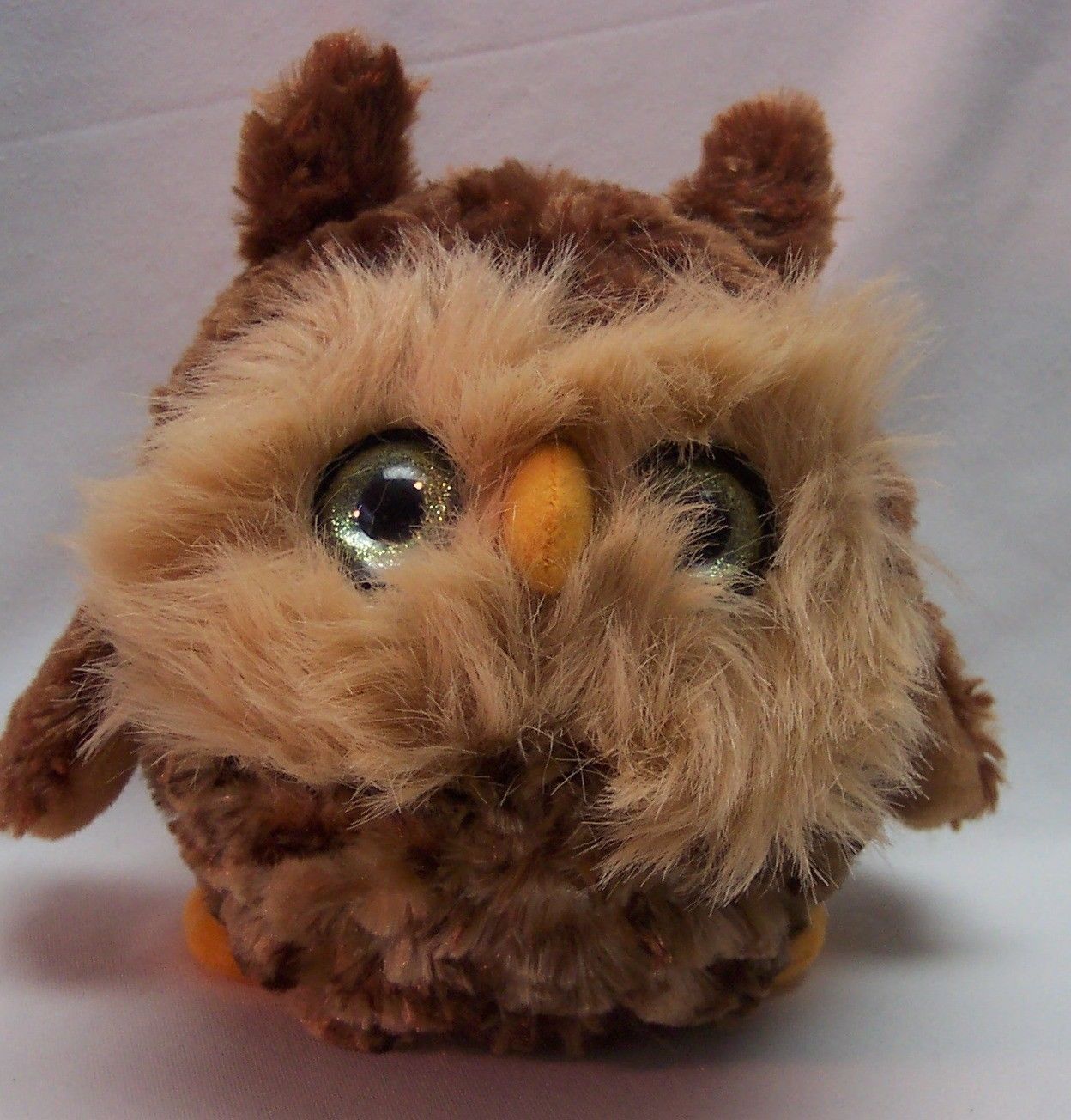 Wild Republic NICE SOFT BROWN OWL IN BALL SHAPE 7" Plush STUFFED ANIMAL Toy - £11.69 GBP