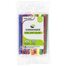 Surebonder 0.3 in. D X 4 in. L Cool Shot Mini Glue Sticks Assorted Color... - $7.95