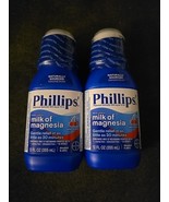 2 Pc Phillips Genuine Milk of Magnesia - Wild Cherry 12 fl oz (BN18) - £18.70 GBP