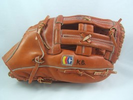 Vintage Brown RHT Cooper Diamond Deluxe 80-3076-0 Baseball Glove - £17.55 GBP