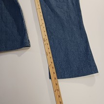 Blue Jeans High Rise Women's Blue Cotton Blend Denim Jeans Size 14P (32×25) image 7