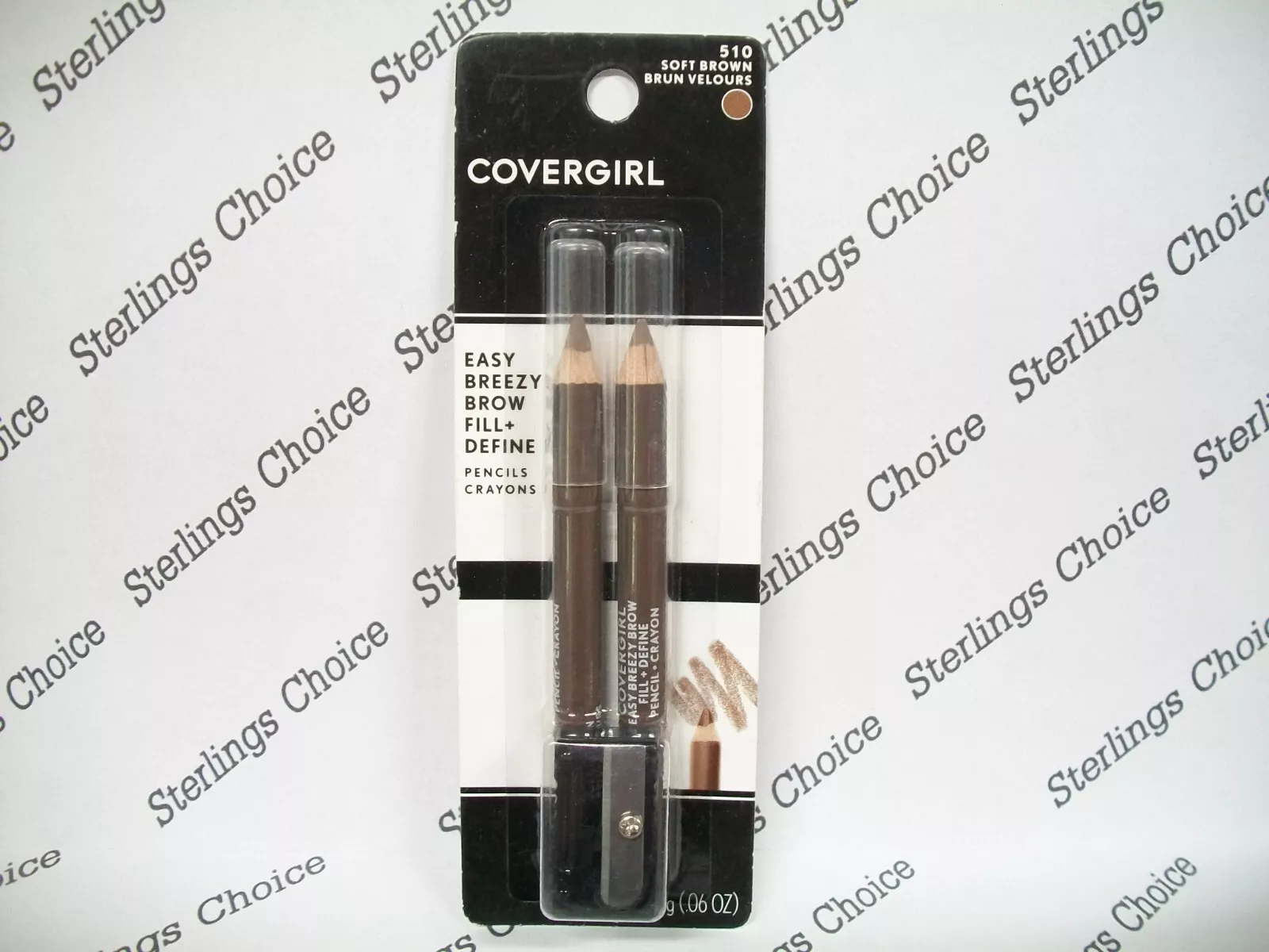 Covergirl Easy Breezy Brow Fill &amp; Define Pencils #510 Soft Brown - $6.47