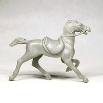 Cohn Bergen-Style Gray Running Horse Vintage 1950s Hard Plastic Western ... - $181.59 MXN