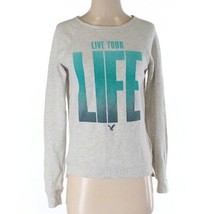 American Eagle Outfitters  AEO Logo Live your Life Pullover Sweater Size XS - £16.40 GBP