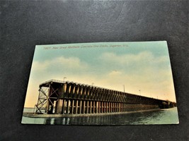 New Great Northern Concrete, Ore Docks-Superior, Wisconsin -1900s Postcard. - £8.92 GBP