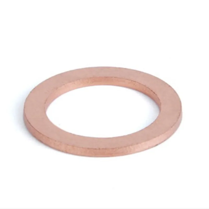 50pcs/20pcs M4 m5 m6 m8 m10 m12 Solid Copper Washer Flat Ring Gasket Sump  Oil S - $51.70