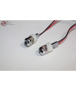 LED Amber Lighted License Plate Frame Fastener Bolts Harley Chopper Bobb... - $2,000.21