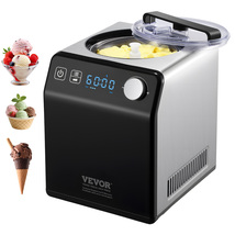 VEVOR Upright Automatic Ice Cream Maker, 2 Quart No Pre-freezing Yogurt ... - $195.99