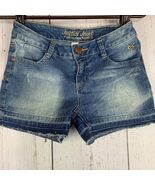 Justice Jeans 12R Denim Shorts Mid Rise Blue Girl - $127.76 MXN