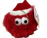 Holiday Harry Toy Fluff Ball Santa  By Zanies 4.5 inches Plush - £8.61 GBP