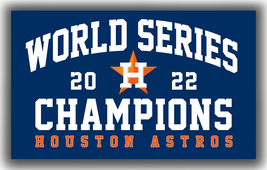 Houston Astros Baseball Team 2022 Champions Flag 90x150cm 3x5ft Best Banner - £11.97 GBP