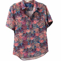 Chubbies Men&#39;s Size M Medium Coral Reef print Short Sleeve shirt cruise hawaii - £41.71 GBP