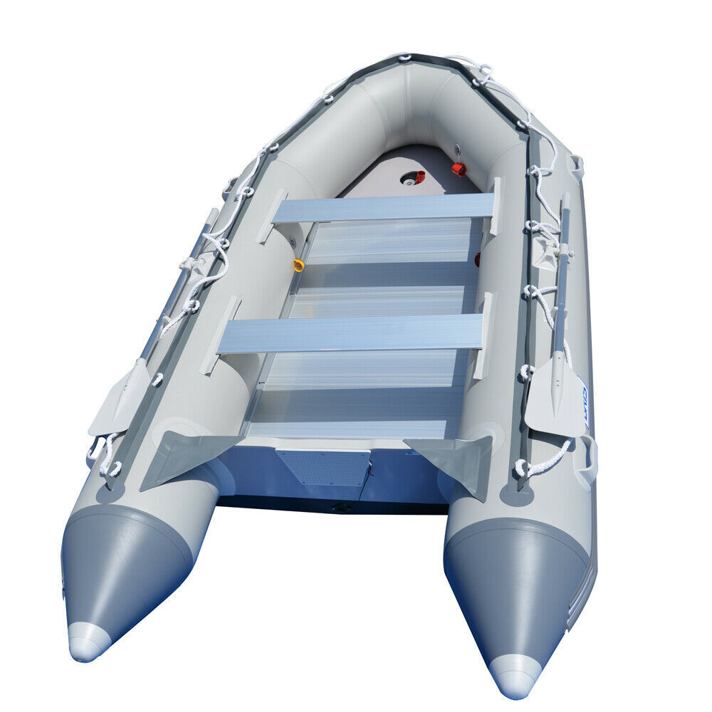 BRIS 12.5ft Inflatable Boat Inflatable Dinghy Rescue & Dive Raft Fishing  Boat- Inflatable Boat