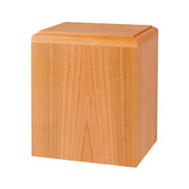 Natural Cherry Madison Wood Cremation Urn - £117.67 GBP