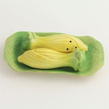 50s Vintage Made In Japan Ceramic Figural Celery Shakers With Tray Underplate - £15.81 GBP