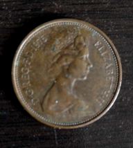 RARE 1975 NEW PENCE 2p British Elizabeth II Coin First Release-1975 - £134.42 GBP