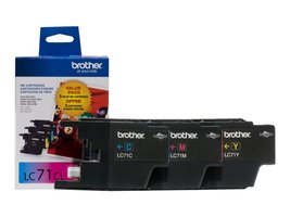 Brother Printer LC713PKS Ink Cartridge, 300 Page Yield, 3 Pack - £21.23 GBP