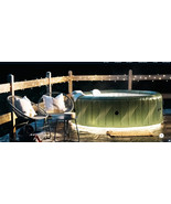 MSpa Meteor 6-person 164-jet plug-&-play inflatable hot tub w/ LEDs & anti-icing - $699.00
