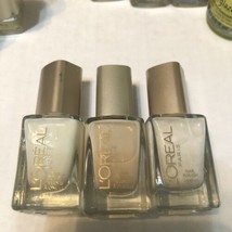 Lot Of 3 L&#39;Oreal Paris Colour Riche Nail Polish Neutral Discontinued Colors - $12.19