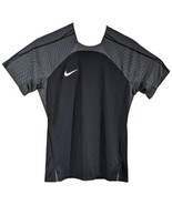 Womens Black Workout Shirt Size Medium Nike Workout Athletic Sports Top - $29.67