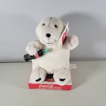 Coca Cola Plush Collection Bear With Tags 1997 Coke in Hand  - £8.41 GBP