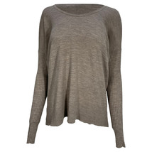 The Row Crew Neck Sweater In Brown Wool Women Ochre Xs - $190.95