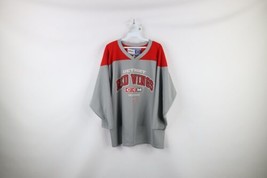 Vintage 90s CCM Mens Large Distressed Spell Out Detroit Red Wings Hockey Jersey - £51.39 GBP