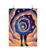 Cosmic Journey Matte Poster: Celestial Home Decor - $494.09 MXN