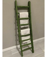 Rustic Paintable Wood Ladder Blanket Towel Farm Country Home DIY HOME DE... - £27.45 GBP