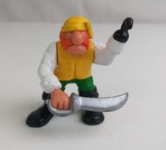 1995 Fisher Price Great Adventures Pirate Ship Adventures Pirate With Sw... - $5.93