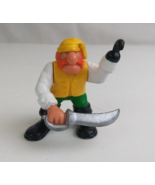 1995 Fisher Price Great Adventures Pirate Ship Adventures Pirate With Sw... - $5.93