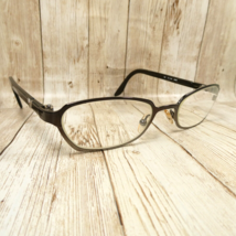 Valentino Gunmetal Full-Rim Eyeglasses FRAMES ONLY - 5198 0N8M 50-19-135 Italy - $32.62