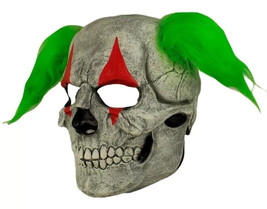Clown Skull 50018 Halloween Full Head Costume Latex Mask Cosplay Adult One Size - £39.81 GBP