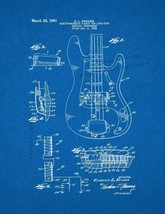 Fender Electromagnetic Pickup For Lute-type Musical Instrument Patent Print - Bl - £6.39 GBP+