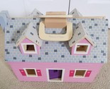 Melissa &amp; Doug Wooden Handcrafted Fold &amp; Go Dollhouse--FREE SHIPPING! - £23.45 GBP