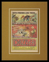 1981 Marvel Comics Dazzler #1 Framed 11x14 ORIGINAL Vintage Advertisement X Men - £36.16 GBP