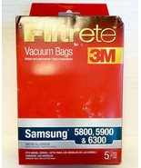 NEW 3M Filtrete 68711 Vacuum Bags for Select Samsung Vacuums (5 Bags) - ... - £8.83 GBP